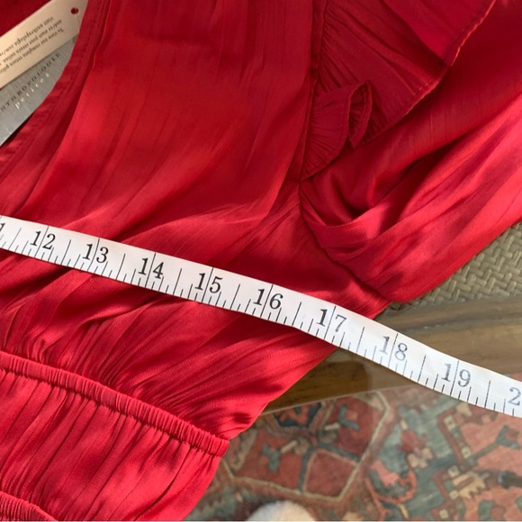 Anthropologie Red Mini Dress NWT - Picture 7 of 15
